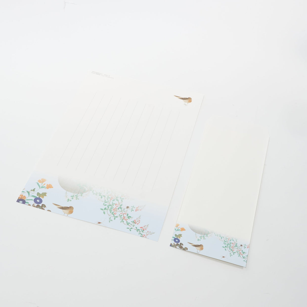 Four Seasons Flowers and Birds Scroll Letter Set / Benrido - bungu