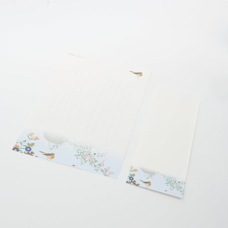 Four Seasons Flowers and Birds Scroll Letter Set / Benrido - bungu