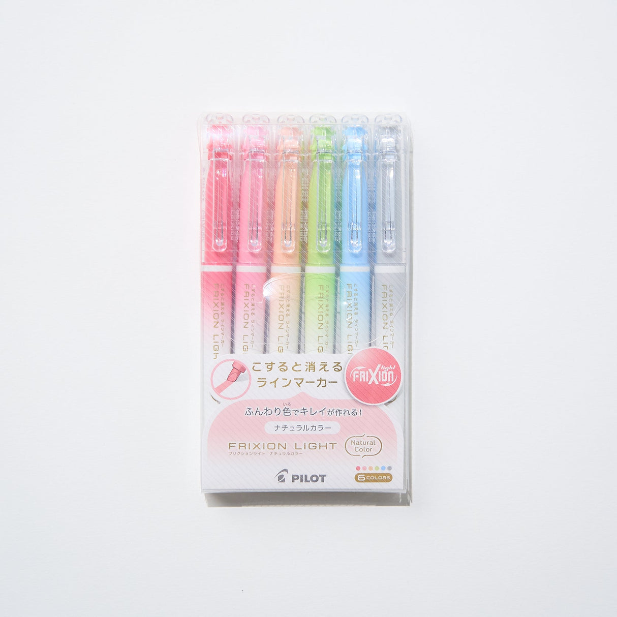 Frixion Light Natural 6 Color Set / Pilot - bungu