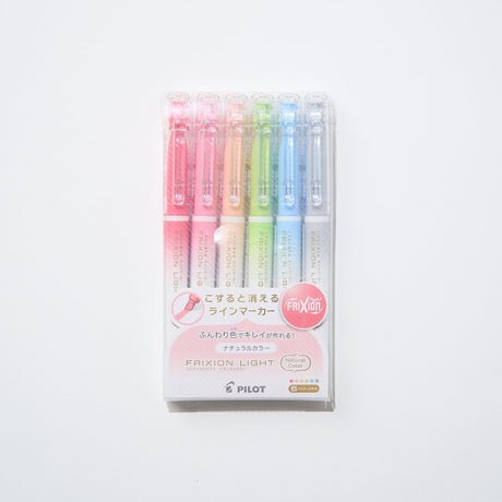 Frixion Light Natural 6 Color Set / Pilot - bungu