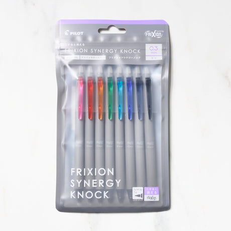 Frixion Synergy Knock 8 Color Ballpoint Pen Set / Pilot - bungu