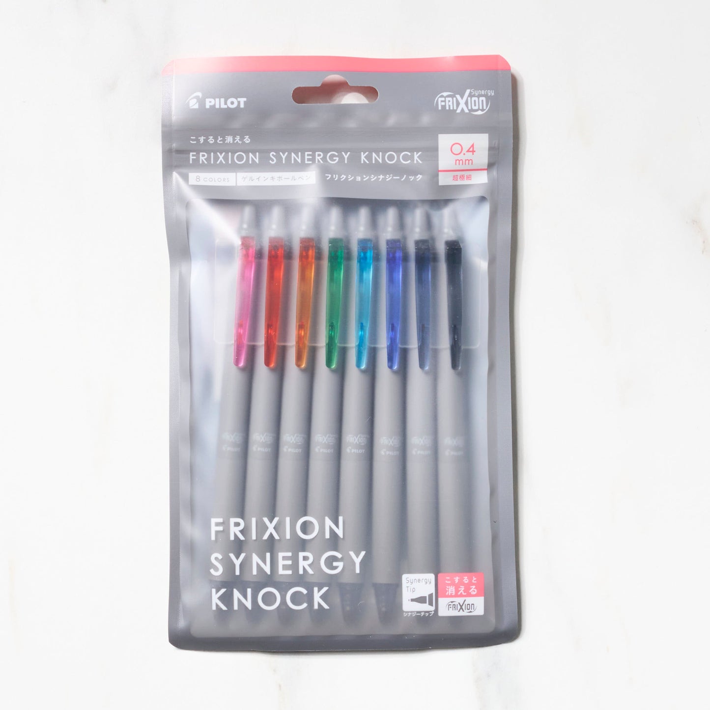 Frixion Synergy Knock 8 Color Ballpoint Pen Set / Pilot - bungu