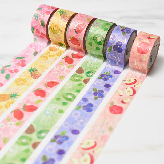 "Fruit Time" Series Foil Masking Tape / SAIEN - bungu