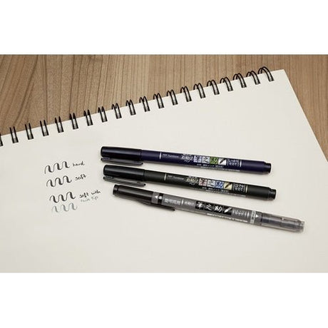 Fudenosuke Black Brush Pen / Tombow - bungu