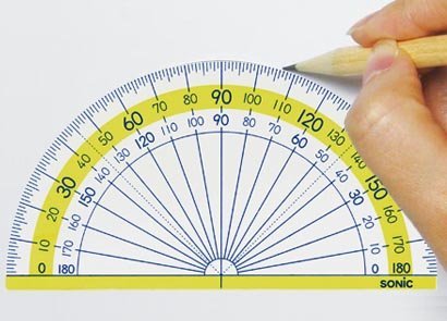 Fun Learning Protractor 12cm / Sonic - bungu