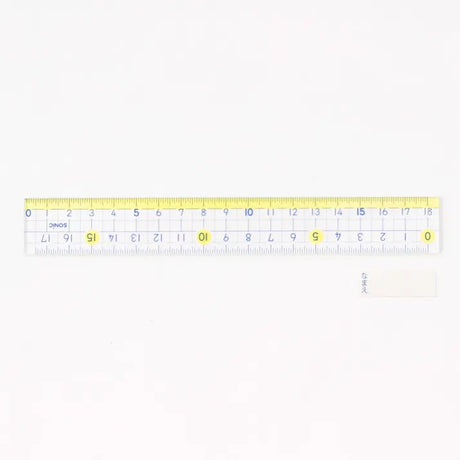 Fun Learning Straight Ruler 18cm / Sonic - bungu