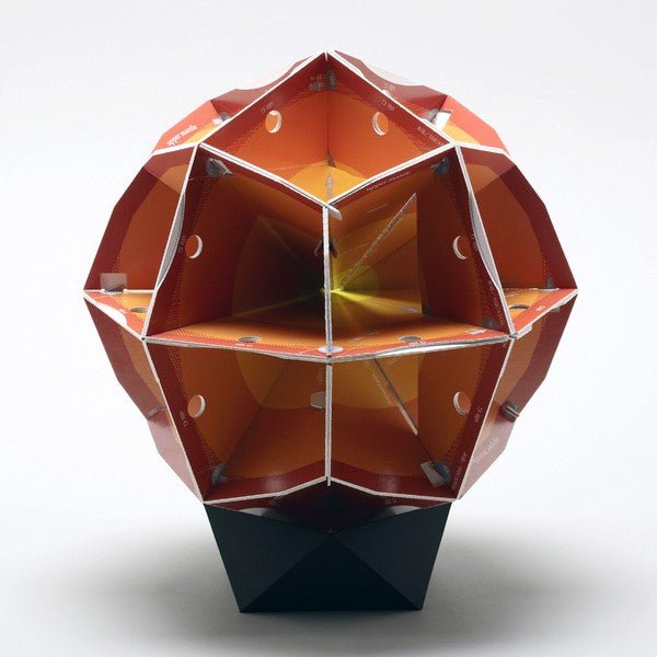 Geodesic Paper Globe Assembling Kit / Marumo Printing Stationery - bungu