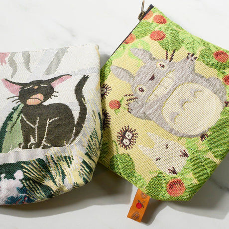 Ghibli Embroidered Pouch / Studio Ghibli - bungu