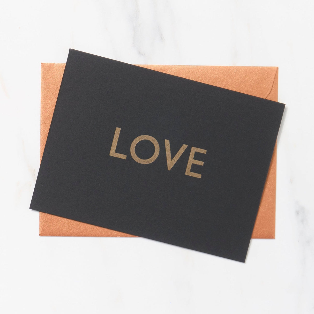 Gill Sans 1 Word Greeting Cards / Letterpress Letters - bungu