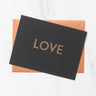 Gill Sans 1 Word Greeting Cards / Letterpress Letters - bungu