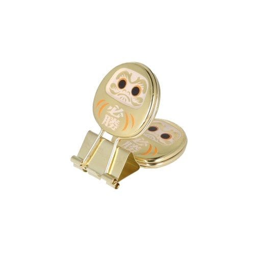 Gold Daruma Clip / Velos - bungu