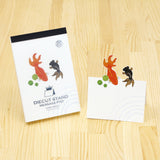 Pop-Up Japanese Motif Die-Cut Stand Memo Pad / Marumo Printing