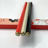 Good Fortune Five - Sided Wooden Pencil Set / uni Mitsubishi Pencil - bungu