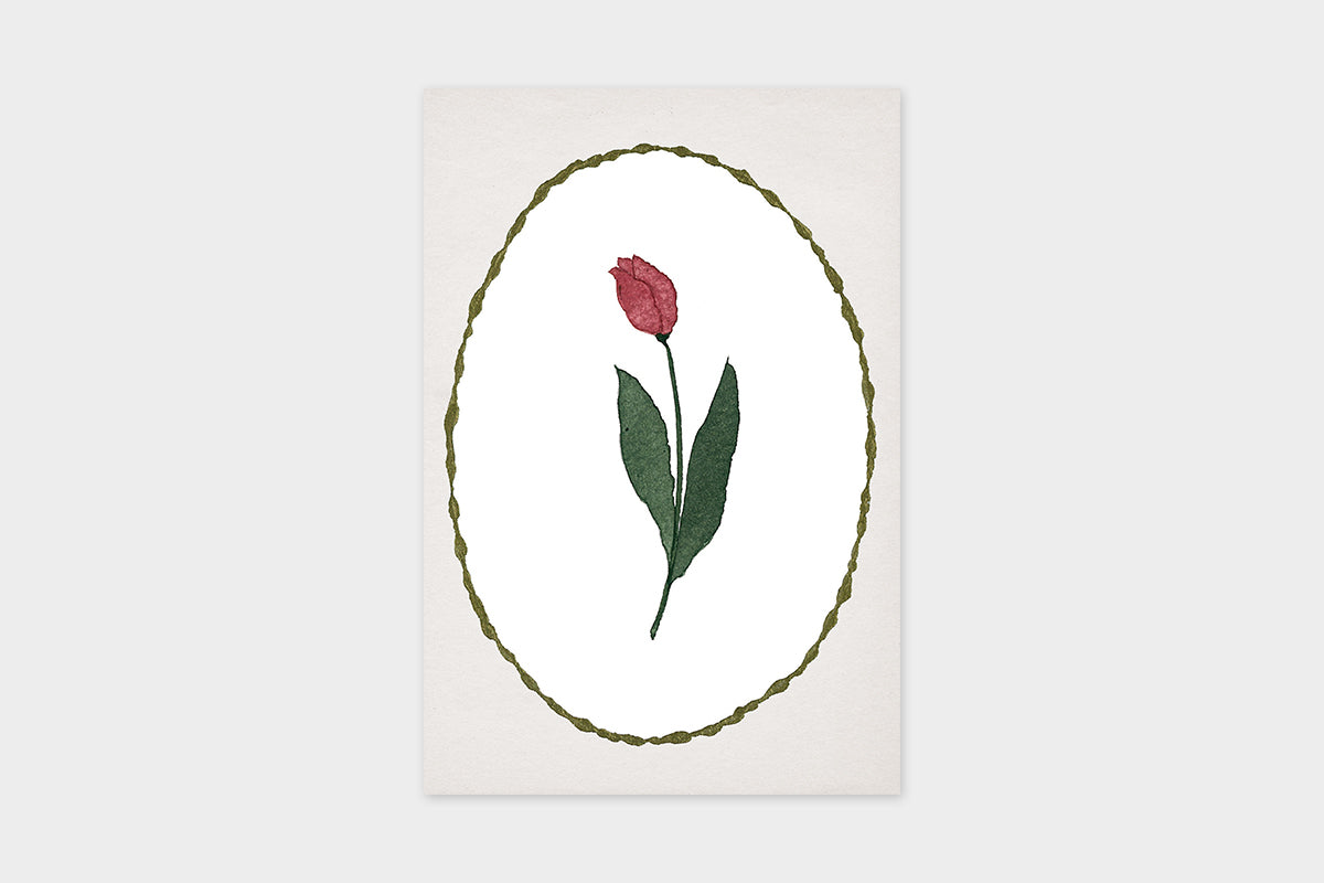 Art Touch pampeliska Floral Pattern Postcards / TOUCH & FLOW