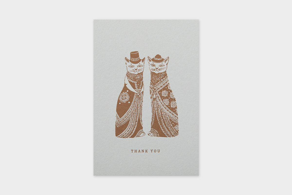 Art Touch Tamane Iwata Letterpress Postcard / TOUCH & FLOW