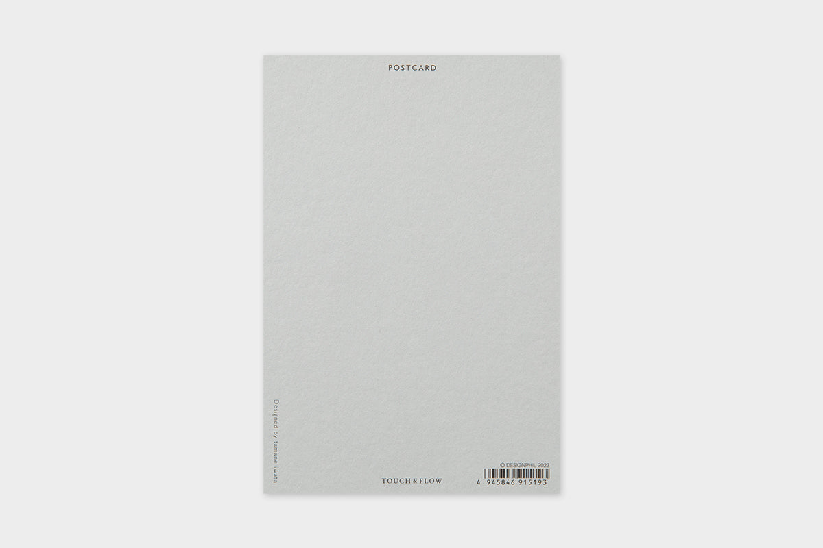 Art Touch Tamane Iwata Letterpress Postcard / TOUCH & FLOW
