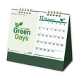 Green Days Separate Desk Calendar 2027 / Shin Nihon Calendar - bungu