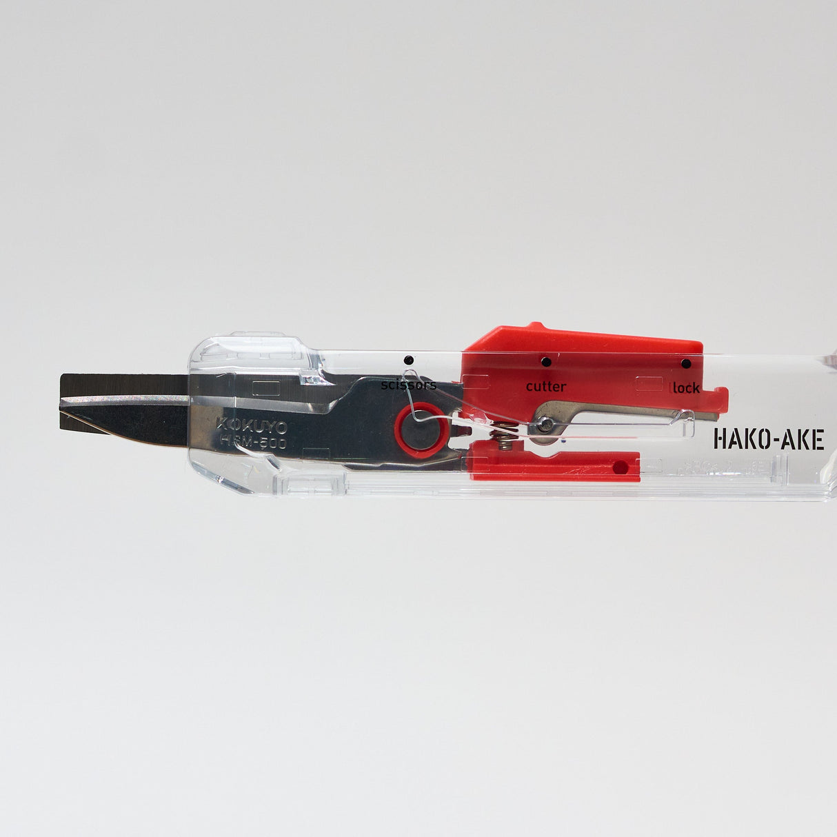 Hakoake 2-Way Portable Scissors Transparent Mechanism / KOKUYO - bungu