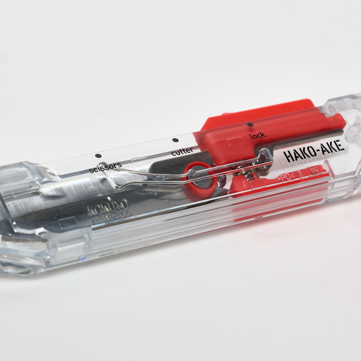 Hakoake 2-Way Portable Scissors Transparent Mechanism / KOKUYO - bungu