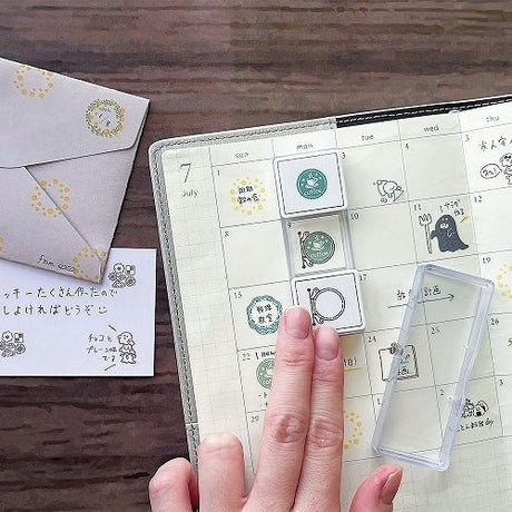 Hancoco Slide Stamps / Kutsuwa - bungu