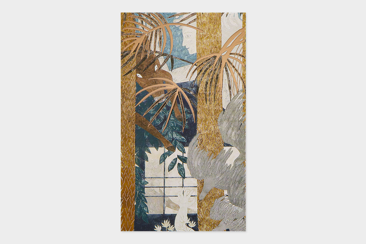 Art Touch Kazuko Furuta Postcard CW Print / TOUCH & FLOW