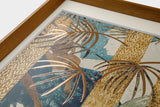 [Limited] Art Touch Kazuko Furuta A3 Art Poster with Teak Frame / TOUCH & FLOW