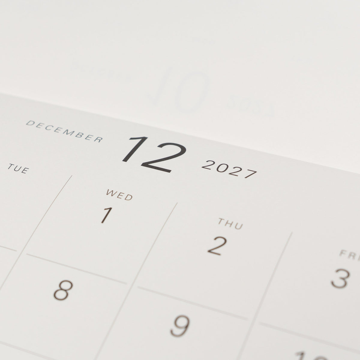 Hanger Calendar 2027 / MIDORI - bungu