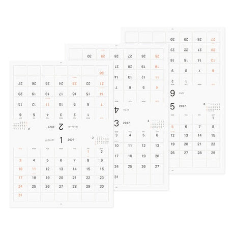 Hanger Calendar 2027 / MIDORI - bungu