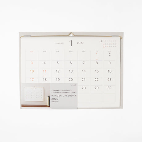 Hanger Calendar 2027 / MIDORI - bungu