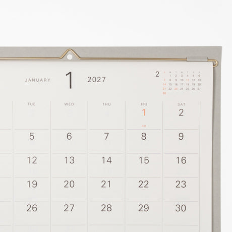 Hanger Calendar 2027 / MIDORI - bungu