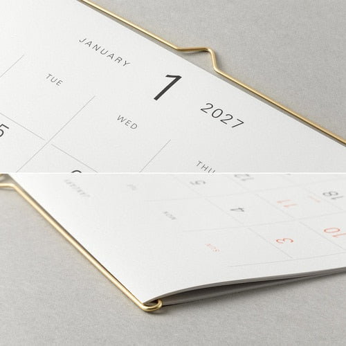 Hanger Calendar 2027 / MIDORI