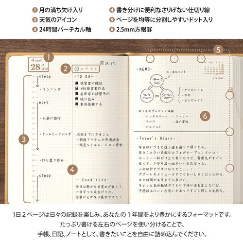 hibino Diary 2027 / MIDORI