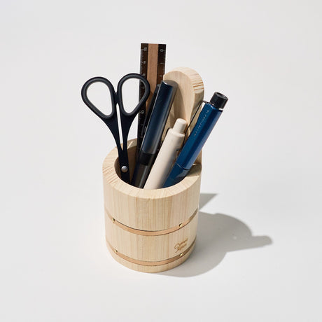 Hinoki Wood Mini Desk Organizers / Cypress Japan - bungu