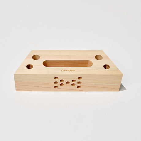 Hinoki Wood Phone Sound Amplifier and Stand / Cypress Japan - bungu