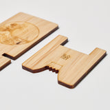 Hinoki Wood Phone Stands / Cypress Japan - bungu