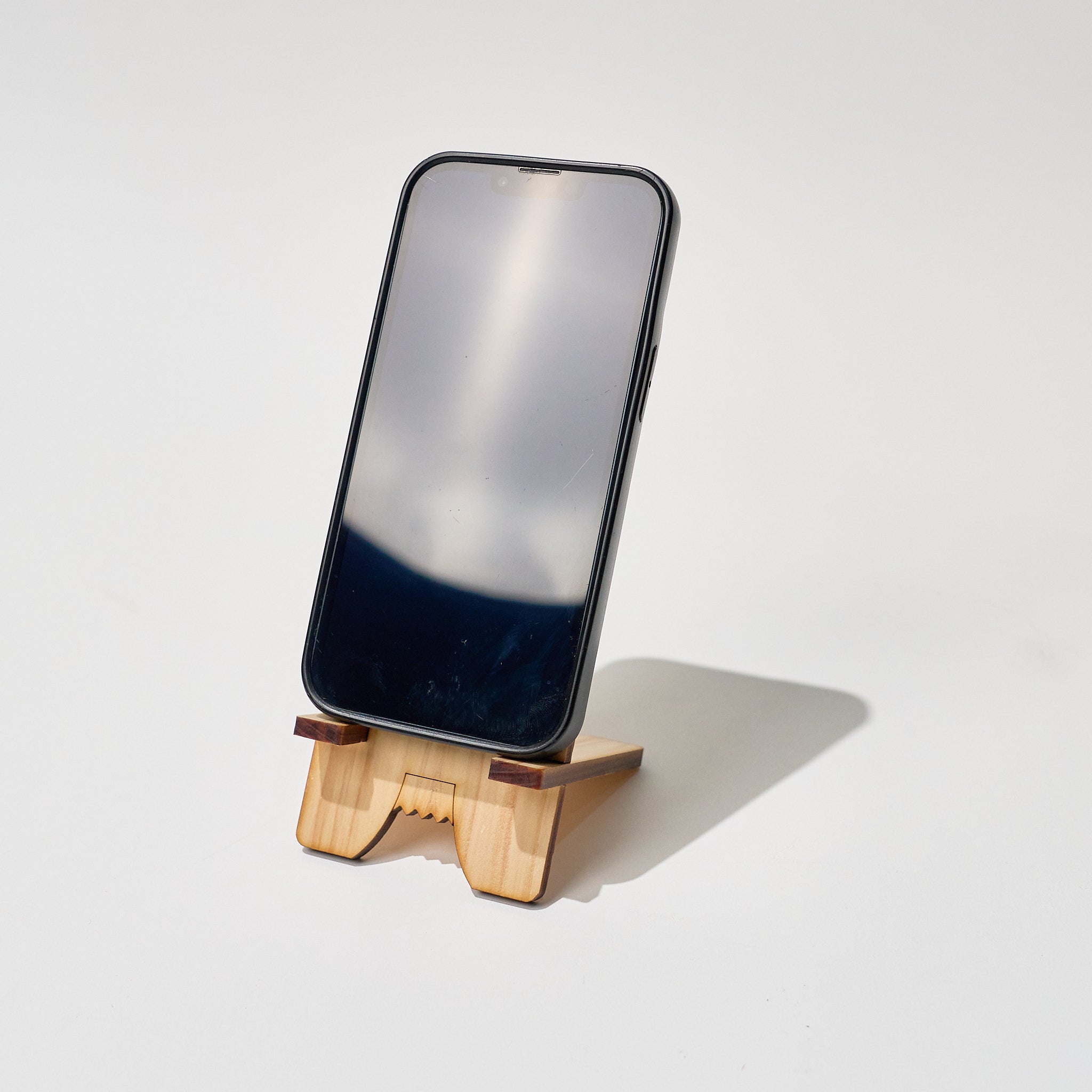 Hinoki Wood Phone Stands / Cypress Japan – bungu