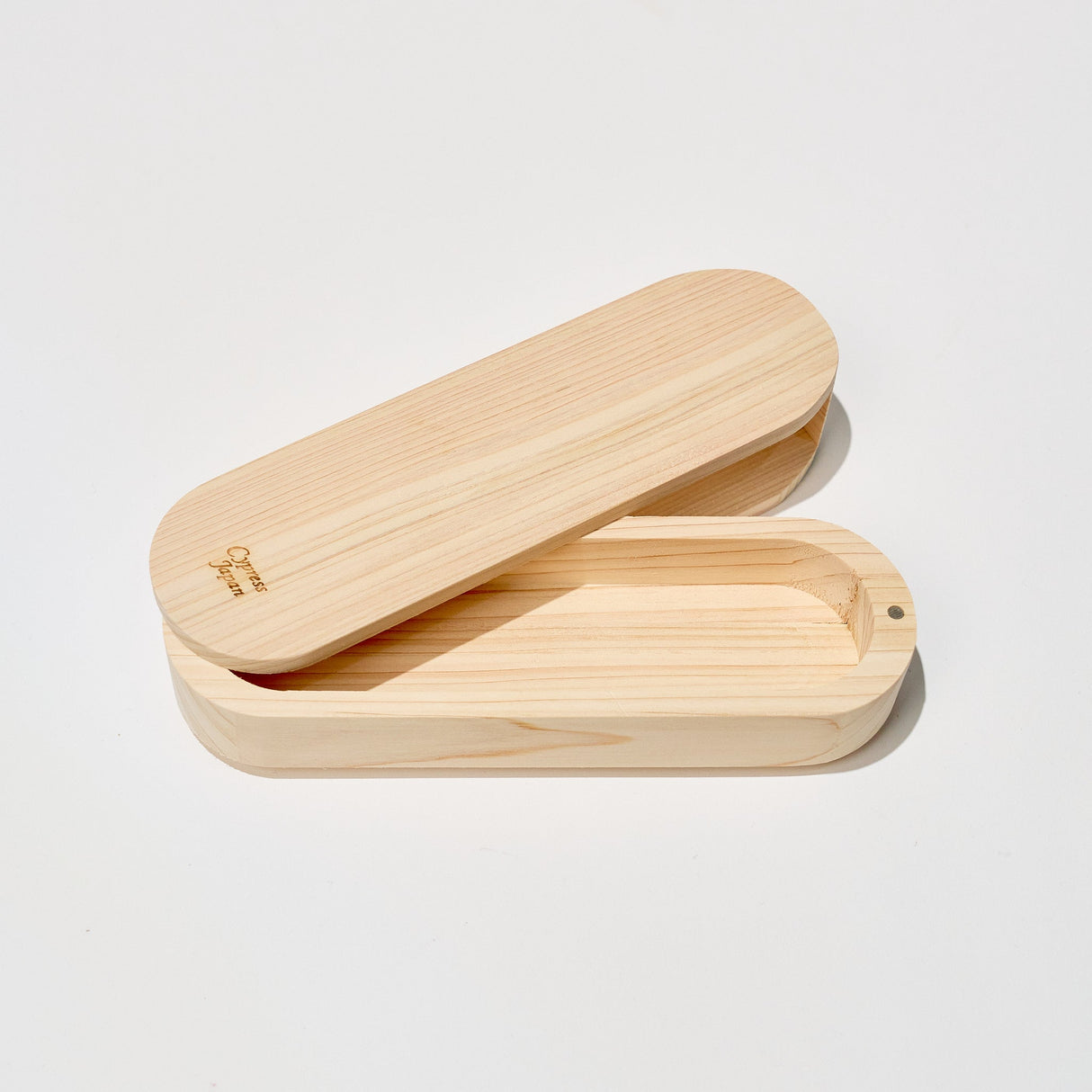 Hinoki Wood Slide Pen Case / Cypress Japan - bungu