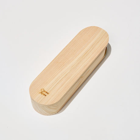 Hinoki Wood Slide Pen Case / Cypress Japan - bungu