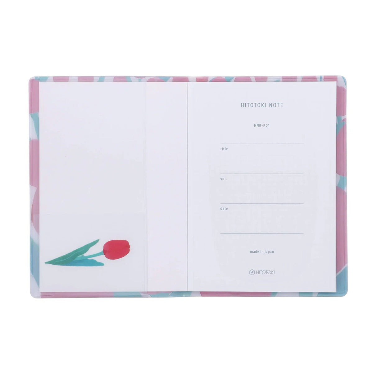 HITOTOKI Journal Set - Tulip Blush Pink - bungu