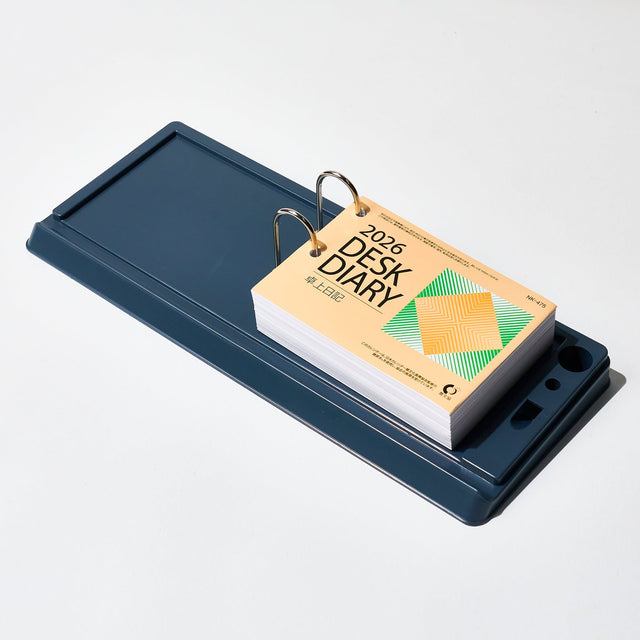 Horizontal Desktop Daily Memo Calendar 2026 / Shin Nihon Calendar - bungu