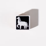 Horse Zodiac Wood Stamp / Morita Inbou - bungu