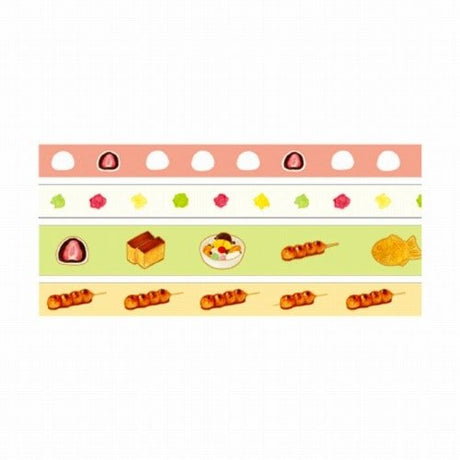 Hosomasu Narrow Masking Tape Set 5m Roll / RYU - RYU - bungu