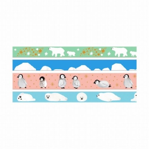 Hosomasu Narrow Masking Tape Set 5m Roll / RYU - RYU - bungu