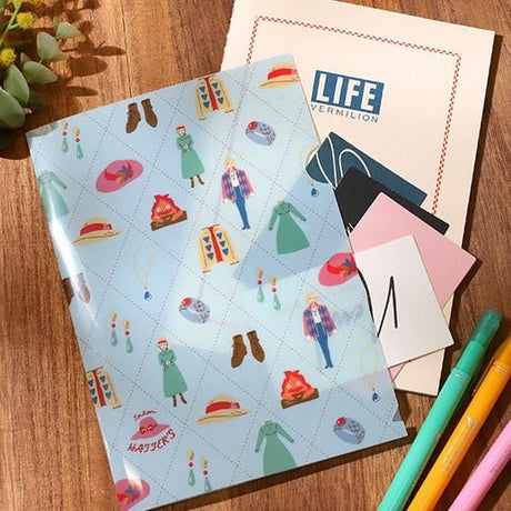 Howl's Moving Castle Salon HATTER'S B6 Mini Clear File / Movic - bungu