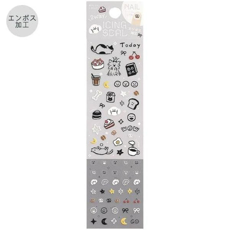 Icing Sticker Foil Sheet Stickers / BGM - bungu