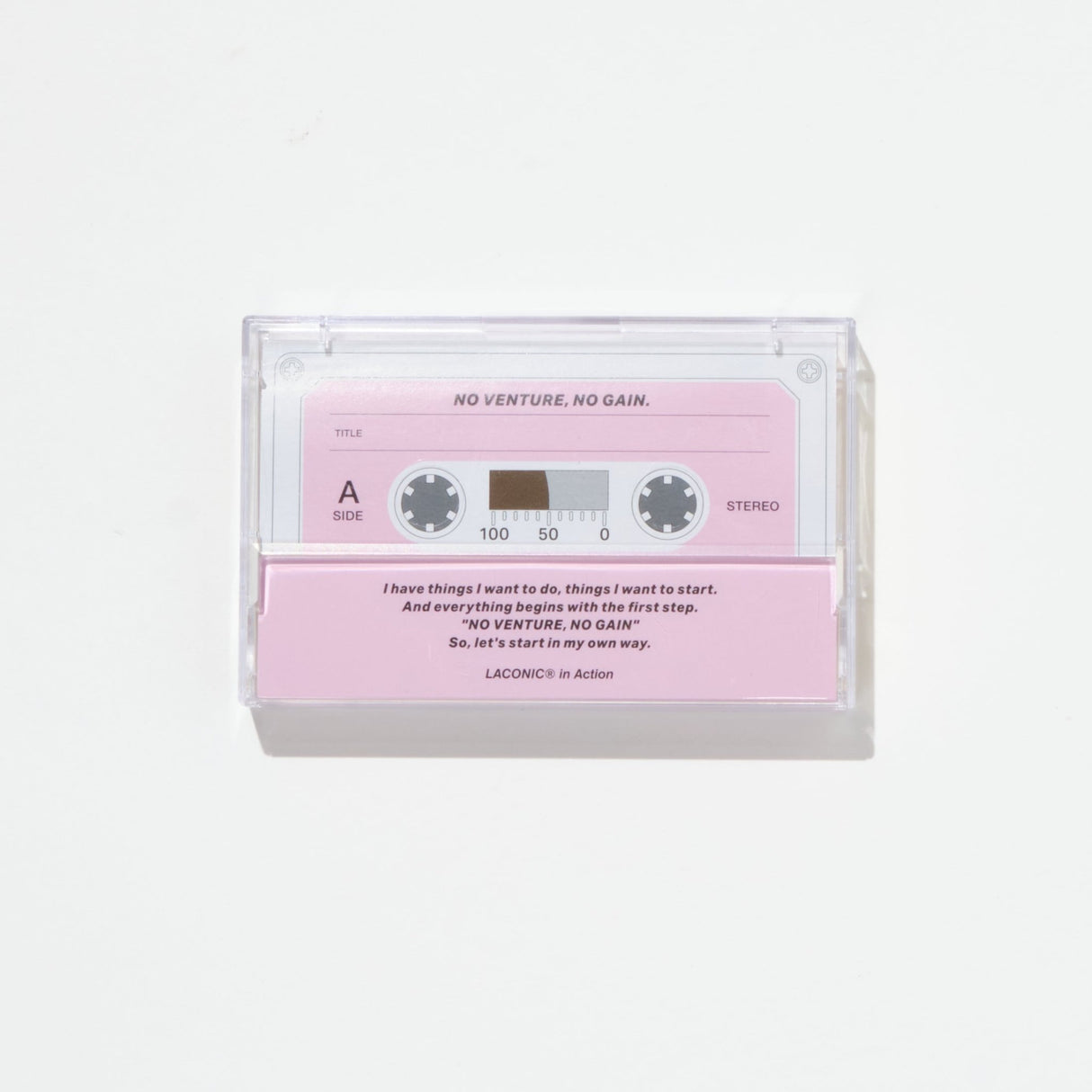 in Action Cassette Tape Style Notebook / LACONIC - bungu