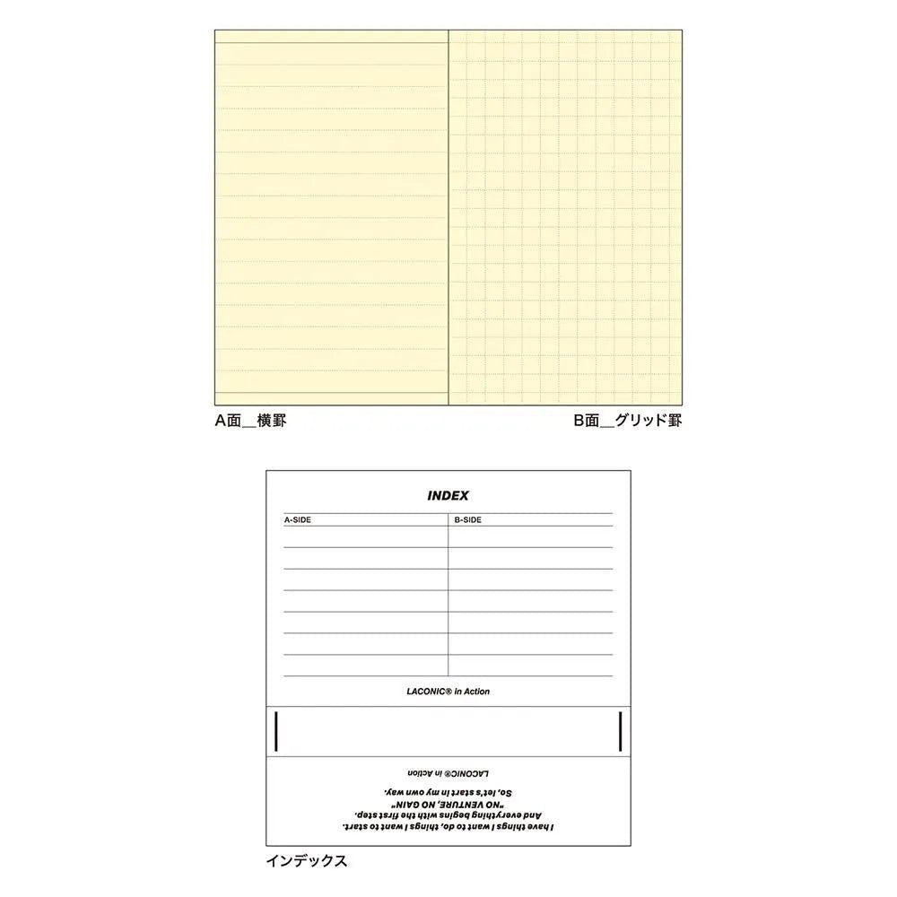 in Action Cassette Tape Style Notebook / LACONIC - bungu