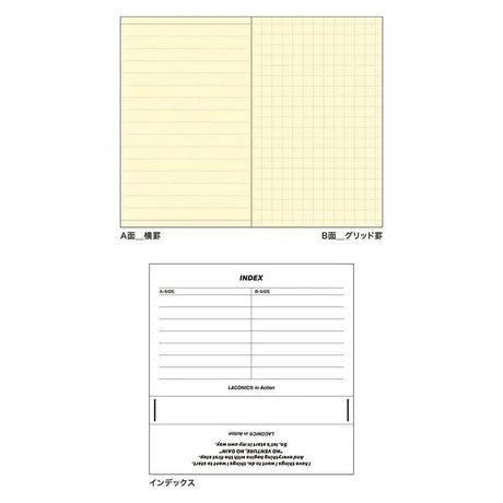 in Action Cassette Tape Style Notebook / LACONIC - bungu
