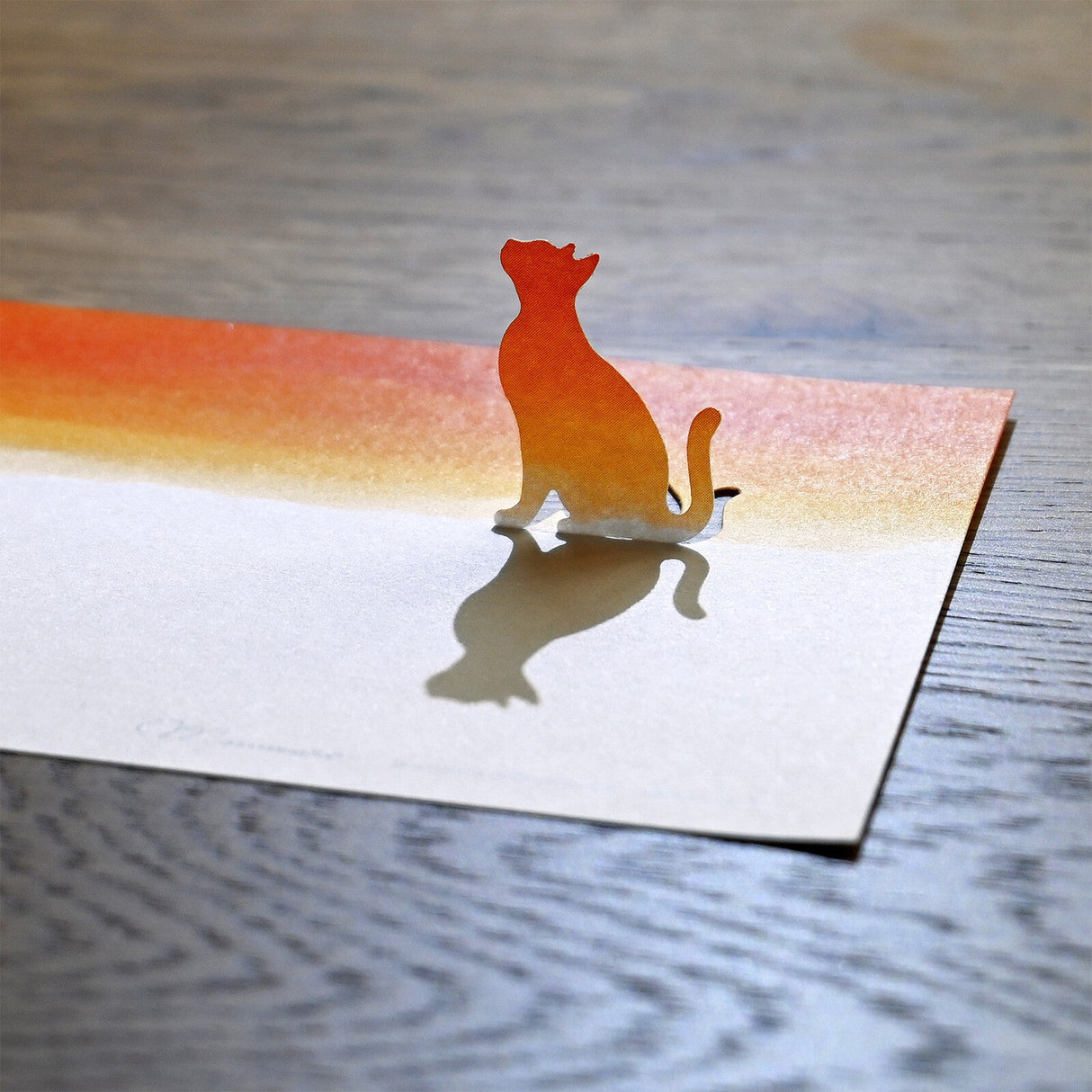 Ippisho Silhouette Message Pad / Marumo Printing - bungu