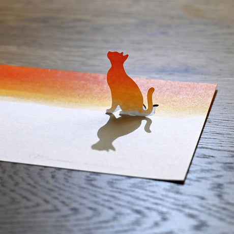 Ippisho Silhouette Message Pad / Marumo Printing - bungu